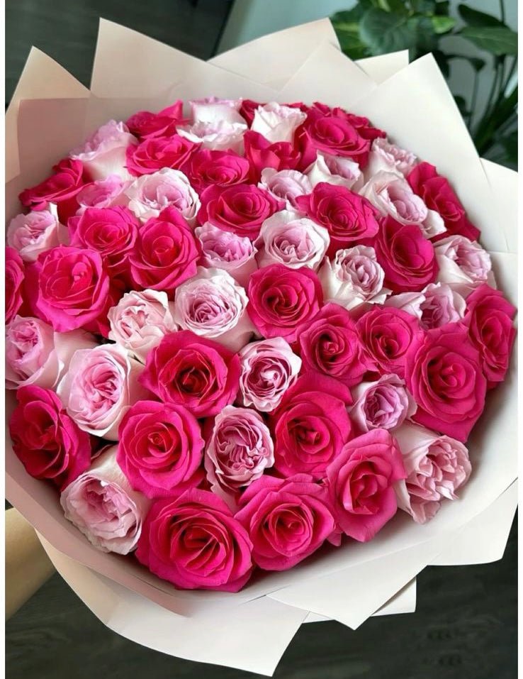 Signature Rose Bouquet Pink Melody
