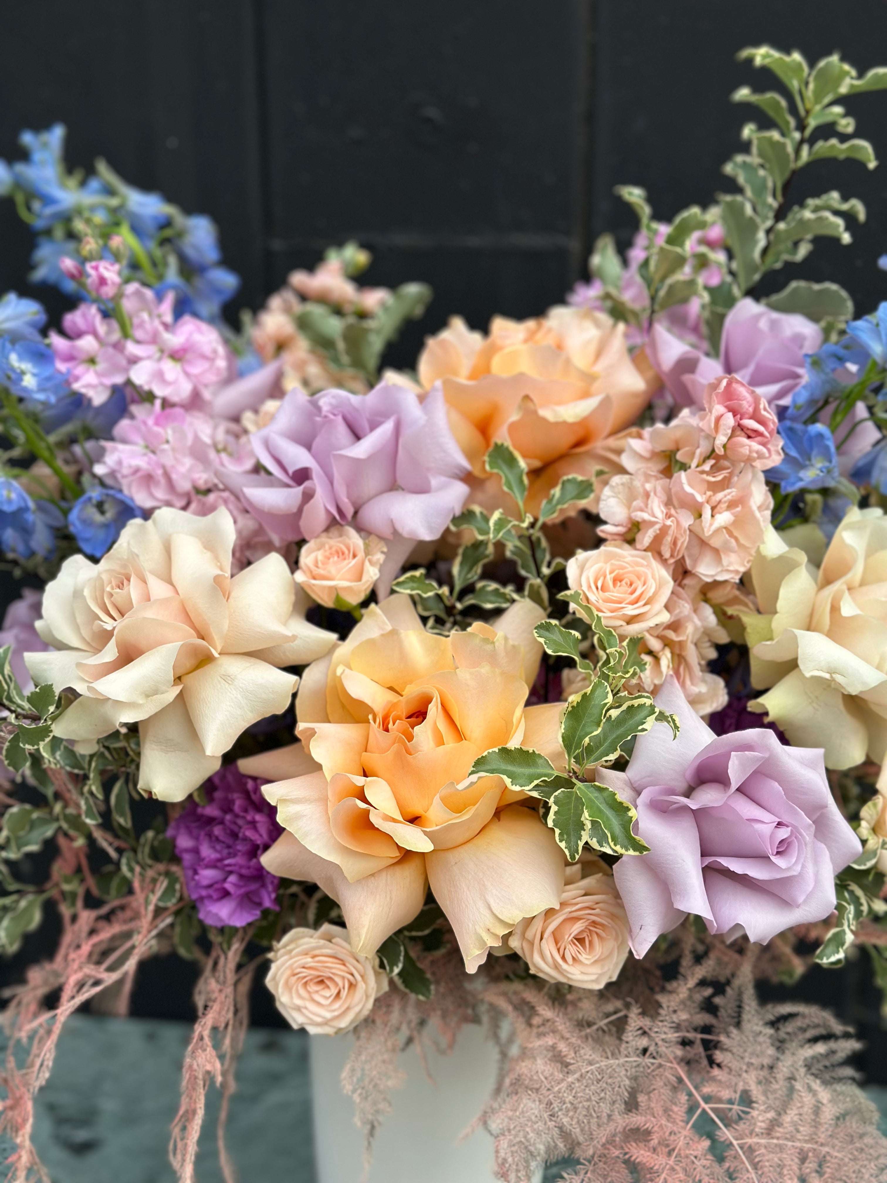 Peachy Ice Vase
