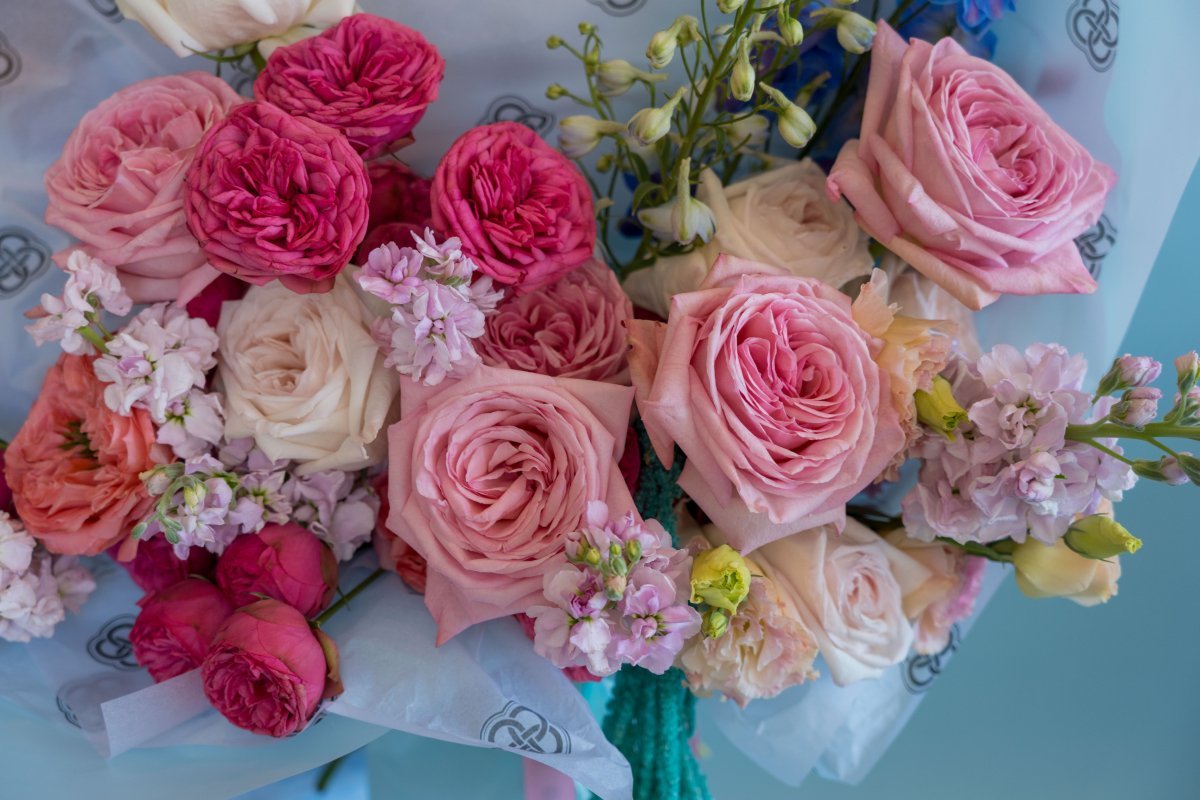 Raspberry Piano Bouquet