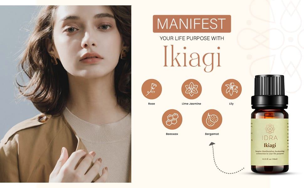 Idra Wellness: Ikiago Essential Oil Blend - Inspire Manifestation 10ml