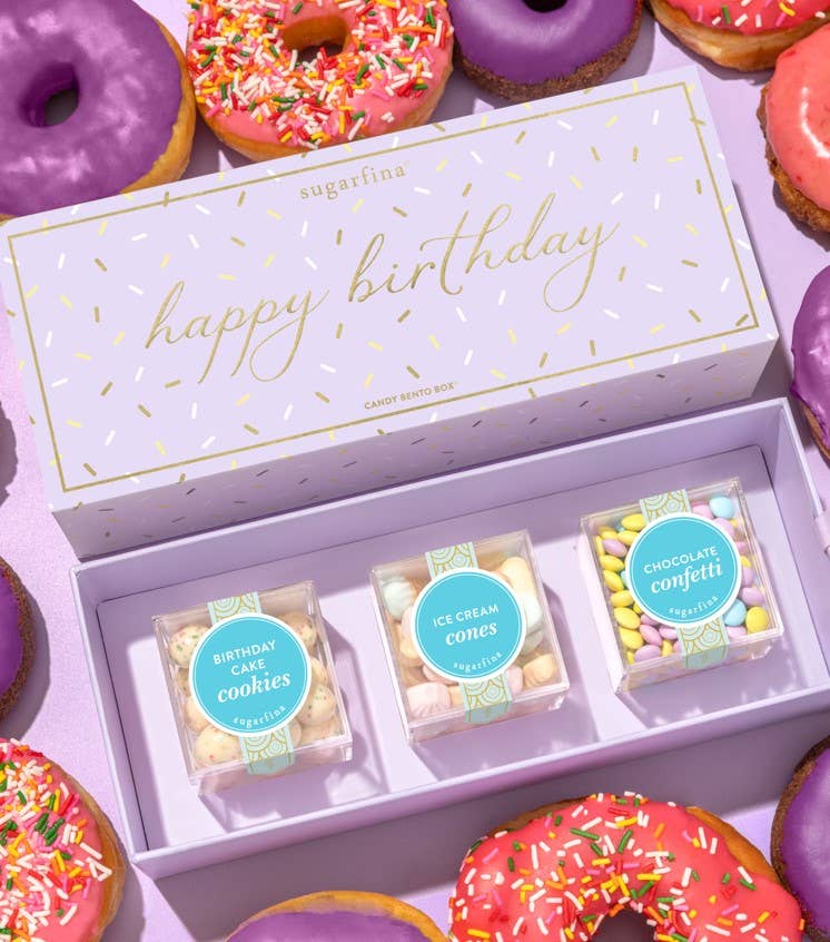 Happy Birthday - Sugarfina 3pc Bento Box
