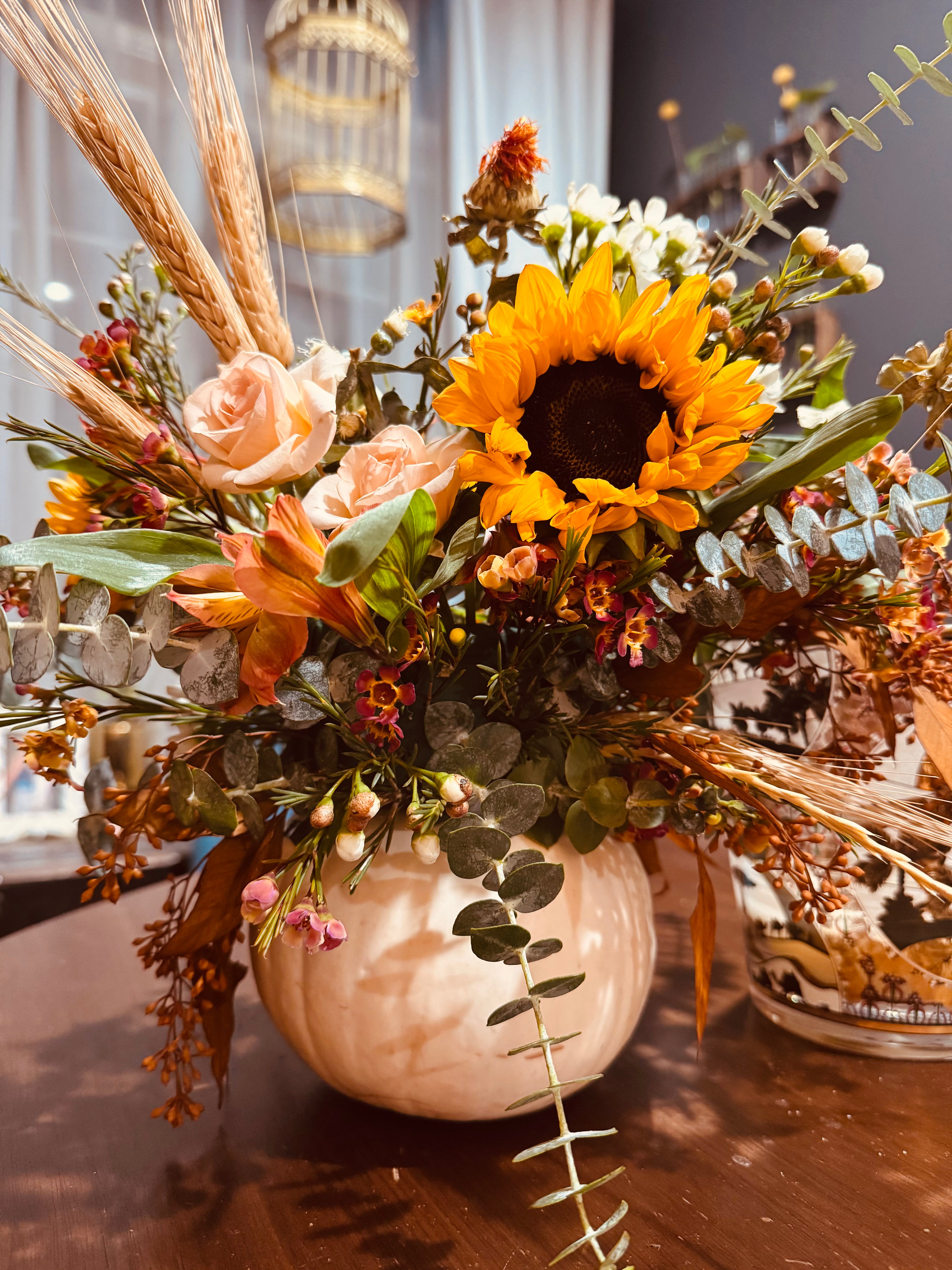 October Workshop – Pumpkin Centerpiece Design