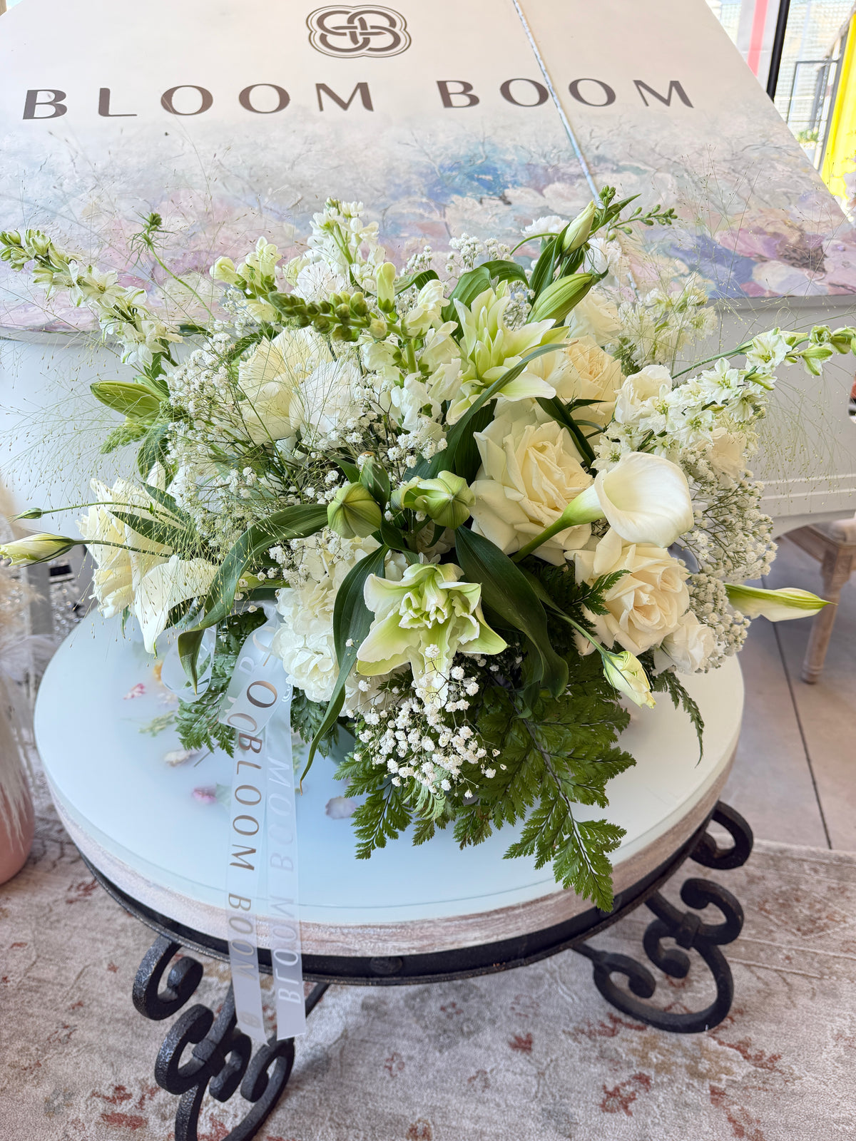 Peaceful White — Vase Arrangement
