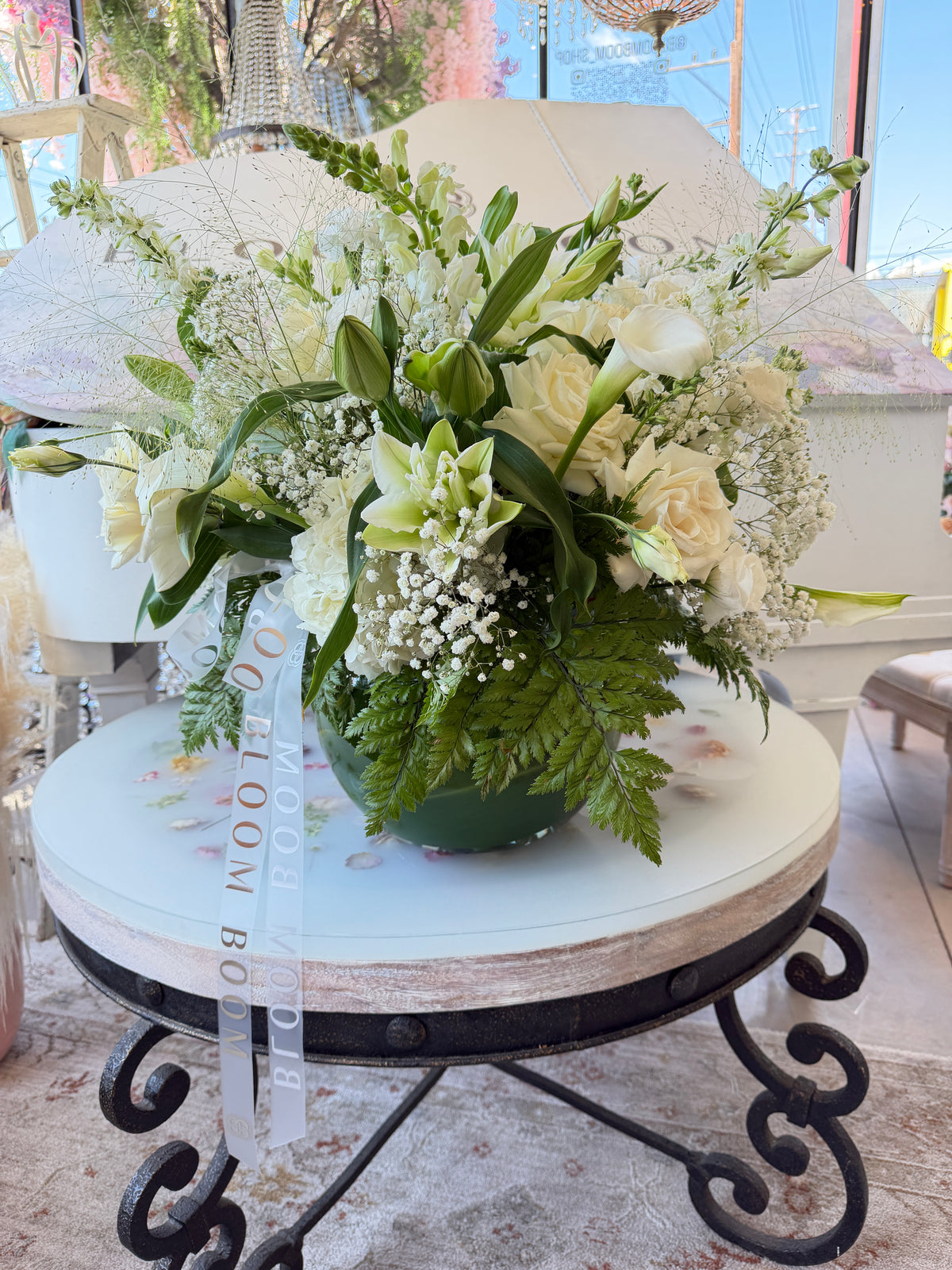 Peaceful White — Vase Arrangement