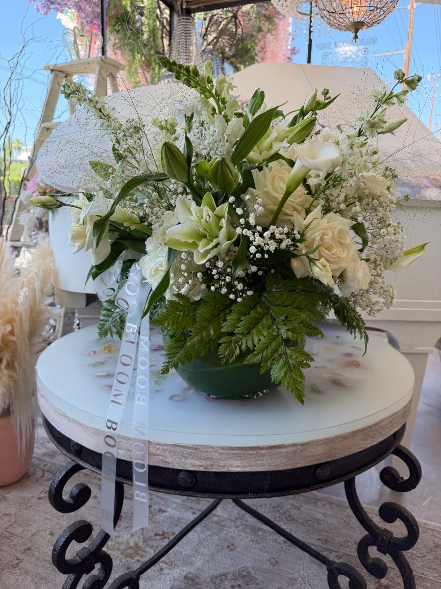 Peaceful White — Vase Arrangement
