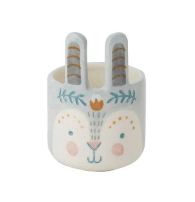 Frolic Bunny Pot Blue